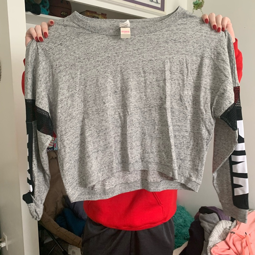 Pink long sleeve top